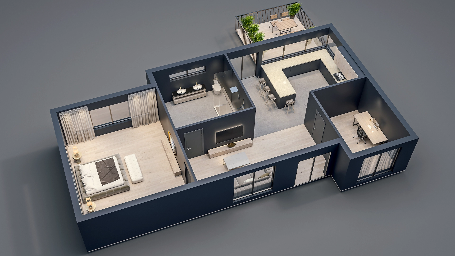 3D-Modell Haus