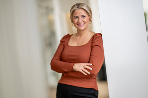 Mitarbeiterin Sabrina Harwig