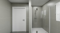 Visualisierung Tageslichtbad - Frisch vom Architekten I: Neubau-EG-Wohnung, 2 Schlafzimmer, Wärmepumpe & PV-Anlage in Esterfeld!
