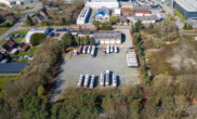 Grenzverlauf ohne Gewähr - Gewerbegrundstück (9.312 m²) mit Gewerbehalle und Wohnhaus im Industriegebiet Süd in Salzbergen