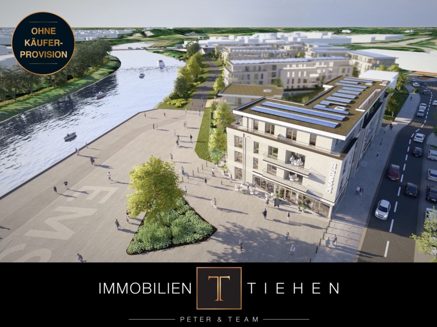 Wohnen, wo das Leben fließt: Energieeffiziente Neubau-Staffelgeschosswohnung im Quartier Ölkante 22, 49716 Meppen, Penthousewohnung