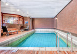 Schwimmbecken - Wellnessoase mit Nutzungspotenzial: Einfamilienhaus mit Schwimmbad und Sauna in Meppen-Schwefingen!