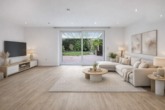 Visualisierung Wohnen / Essen - Klar geplant, modern weitergedacht, klug modernisiert – gepflegte Doppelhaushälfte in Meppen-Nödike!