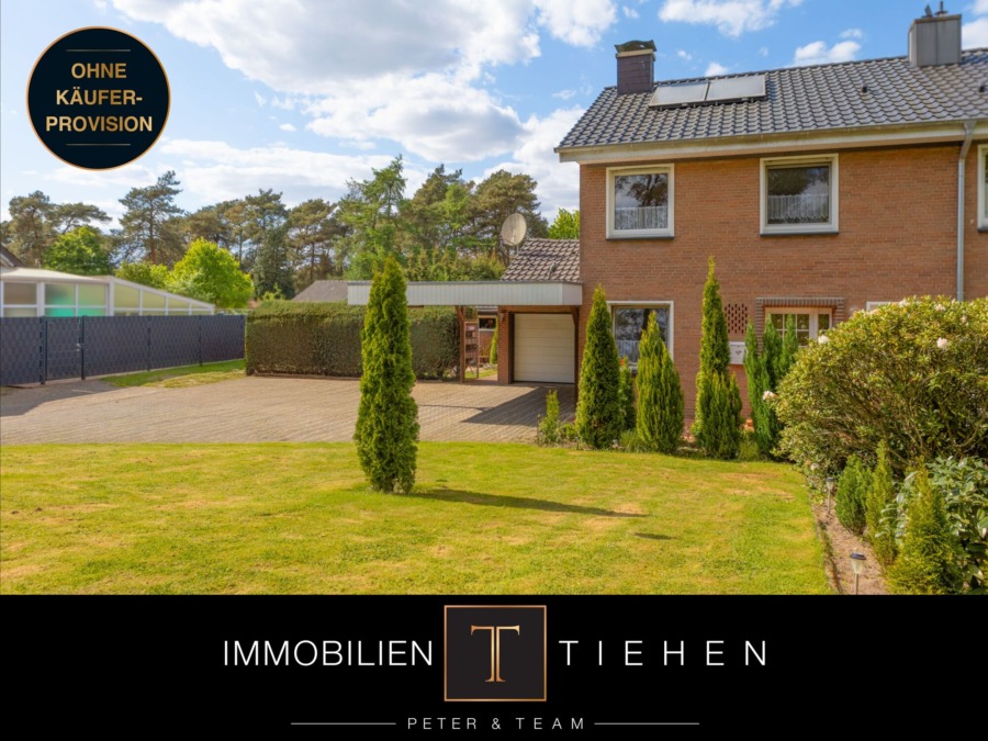 Platz, Potenzial, bezugsfrei – Doppelhaushälfte mit zwei Vollgeschossen und Garage in Meppen-Bokeloh, 49716 Meppen / Bokeloh, Doppelhaushälfte