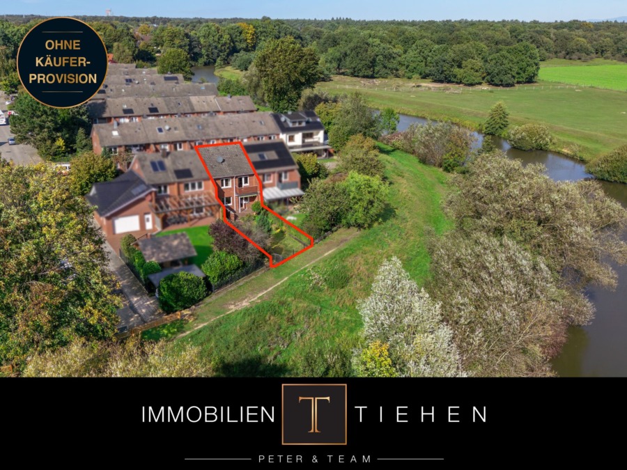 „So läuft der Hase“ – Reihenmittelhaus auf Eigentumsgrundstück direkt am Wasser, 49716 Meppen, Reihenmittelhaus