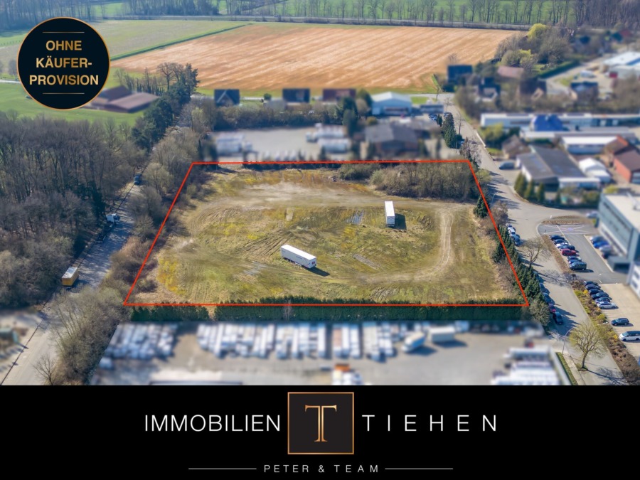 Industriegrundstück mit 13.634 m² Fläche im Gewerbegebiet Süd in Salzbergen, 48499 Salzbergen, Gewerbe