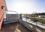 Terrasse I - Wo die Stadt nah und der Fluss näher ist – vermietete 3-Zimmer Penthousewohnung in Meppen