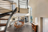 Treppenaufgang - Design trifft Feldrandlage: Neubau (2024) mit Galerie, Wärmepumpe & Doppelgarage in Twist – Neuringe