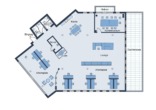 Grundriss - Moderne 319 m² Bürofläche im NOZ-Quartier Lingen zu mieten – optional vollmöbliert, sofort verfügbar
