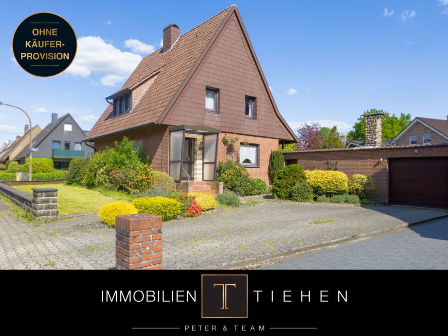 Klassisch. Praktisch. Familiär – Einfamilienhaus in Hasenähe mit 3 SZ, Garten & Garage auf Erbpacht, 49716 Meppen, Einfamilienhaus